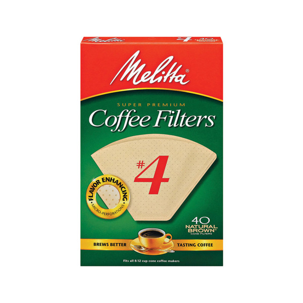 Melitta Coffee Filter #4Brn 40Ct 624412